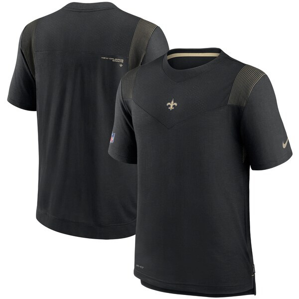 New Orleans Saints Nike Sideline Player UV Performance T-Shirt - Black