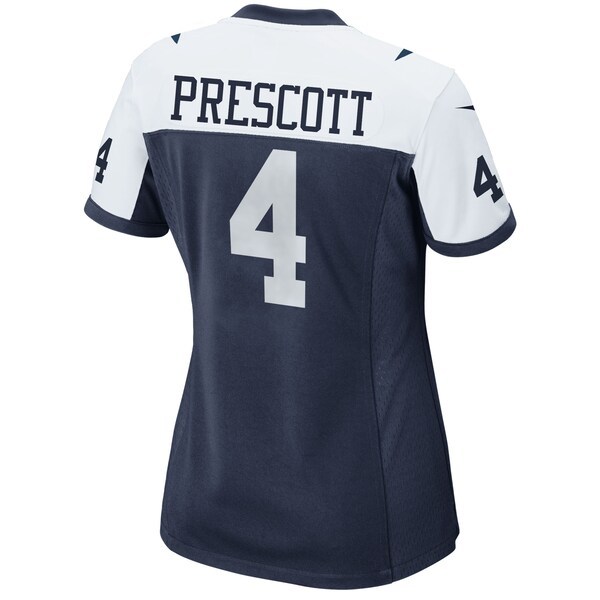 Dak Prescott Dallas Cowboys Nike Women's Alternate Game Team Jersey - Navy