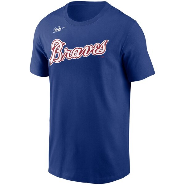 Hank Aaron Atlanta Braves Nike Cooperstown Collection Name & Number T-Shirt - Royal
