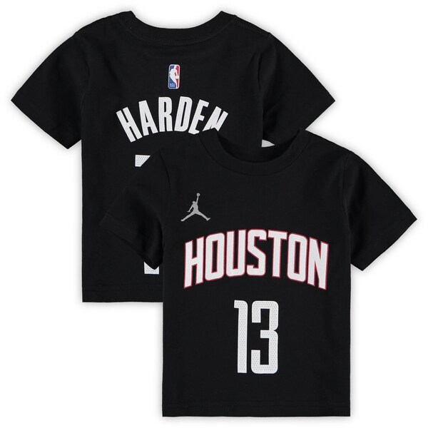 James Harden Houston Rockets Jordan Brand Toddler Statement Edition Name & Number T-Shirt - Black