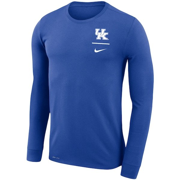 Kentucky Wildcats Nike Logo Stack Legend Performance Long Sleeve T-Shirt - Royal