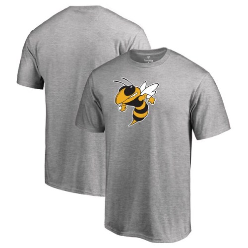 Georgia Tech Yellow Jackets Fanatics Branded Primary Team Logo T-Shirt - Ash