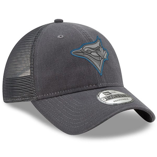 Toronto Blue Jays New Era Velocity Trucker 9TWENTY Adjustable Hat - Graphite