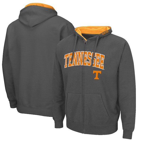 Tennessee Volunteers Colosseum Arch & Logo 3.0 Full-Zip Hoodie - Charcoal