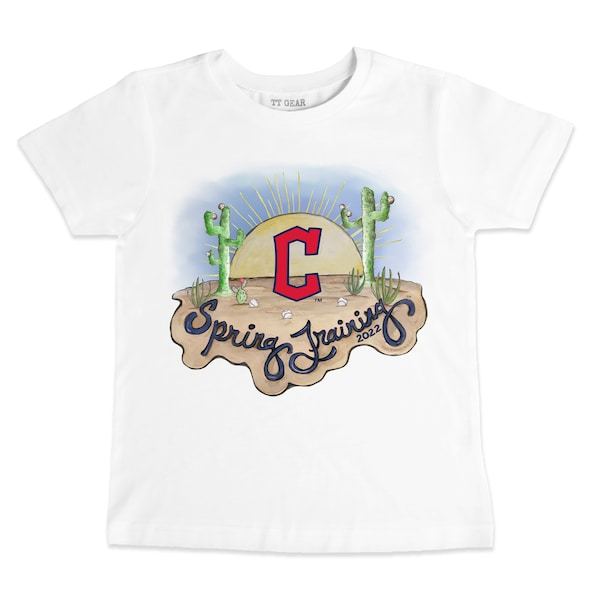 Cleveland Guardians Tiny Turnip Infant 2022 Spring Training T-Shirt - White