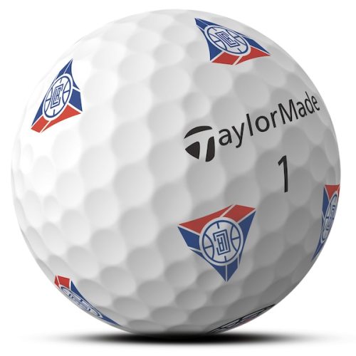 LA Clippers TaylorMade Team Logo TP5 12-Pack Golf Ball Set