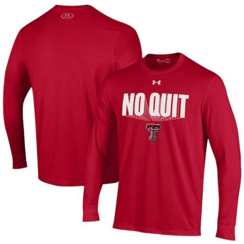 Texas Tech Red Raiders Under Armour Youth Unity Bench Long Sleeve T-Shirt - Red