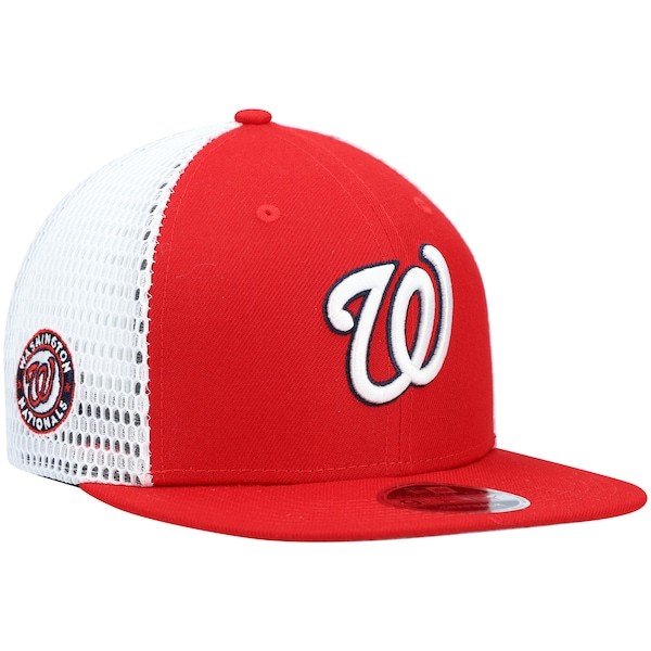 Washington Nationals New Era Mesh Fresh 9FIFTY Snapback Hat - Red/White