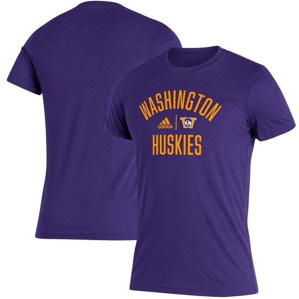 Washington Huskies adidas Sideline Locker Heritage AEROREADY T-Shirt - Purple