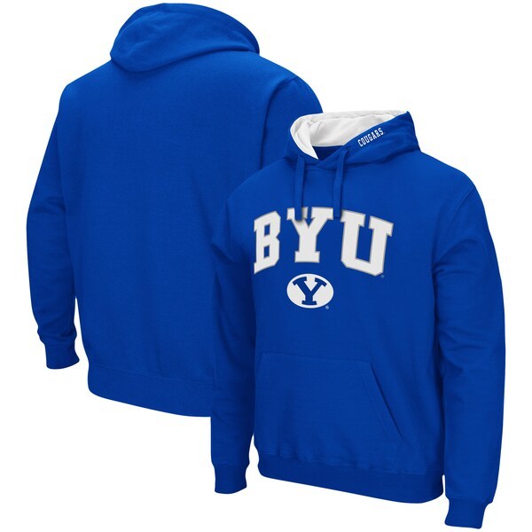 BYU Cougars Colosseum Arch & Logo 3.0 Pullover Hoodie - Royal