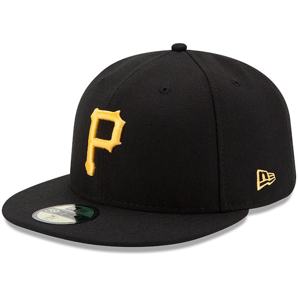 Pittsburgh Pirates New Era Youth Authentic Collection On-Field Game 59FIFTY Fitted Hat - Black