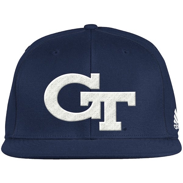 Georgia Tech Yellow Jackets adidas Logo On-Field Baseball Fitted Hat - Navy