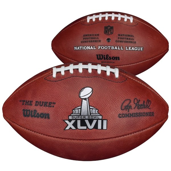 Super Bowl XLVII Wilson Official Game Football