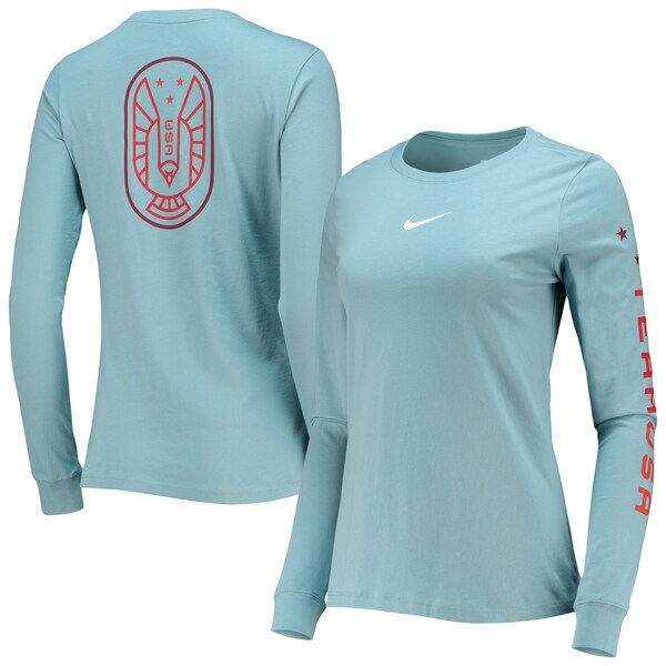 Team USA Nike Women's 2022 Winter Olympics Eagle Long Sleeve T-Shirt - Blue