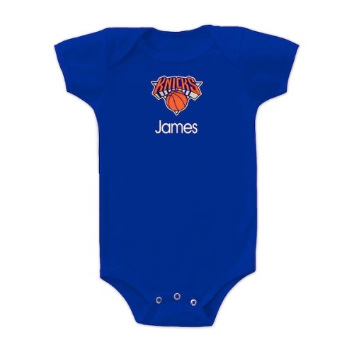 New York Knicks Infant Personalized Bodysuit - Royal