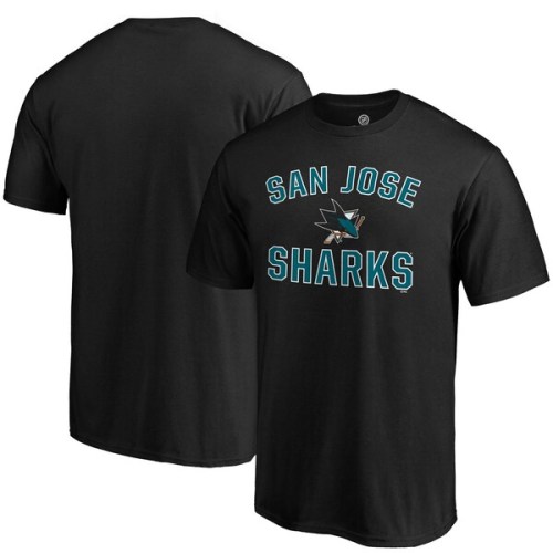 San Jose Sharks Fanatics Branded Team Victory Arch T-Shirt - Black