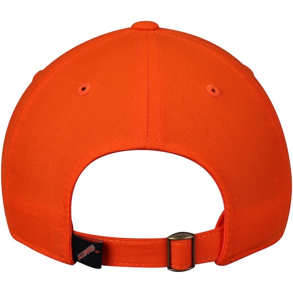 Illinois Fighting Illini Top of the World Primary Logo Staple Adjustable Hat - Orange