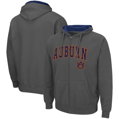 Auburn Tigers Colosseum Arch & Logo 3.0 Full-Zip Hoodie - Charcoal