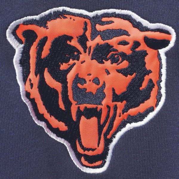 Chicago Bears Mitchell & Ness Team Full-Zip Hoodie Jacket - Navy