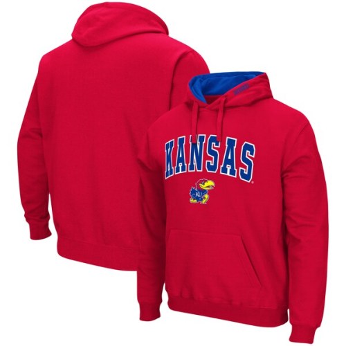Kansas Jayhawks Colosseum Arch & Logo 3.0 Pullover Hoodie - Red