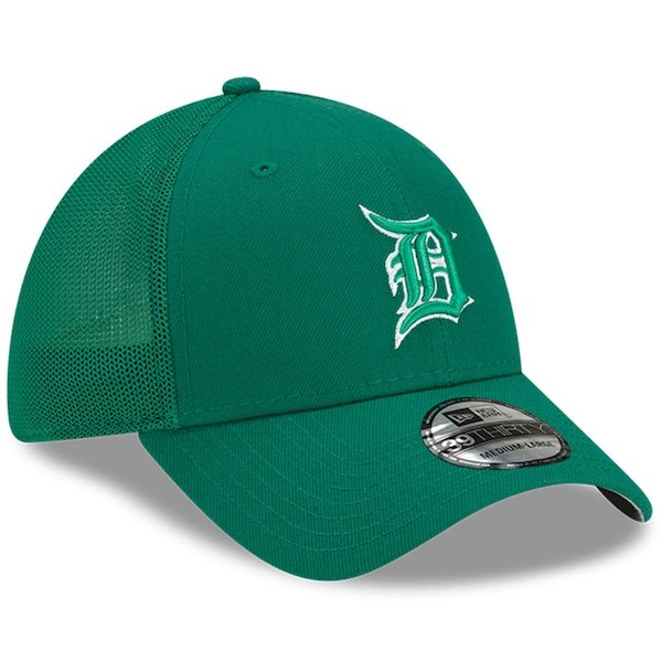 Detroit Tigers New Era St. Patrick's Day 39THIRTY Flex Hat - Green