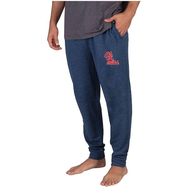 Ole Miss Rebels Concepts Sport Mainstream Cuffed Terry Pants - Navy