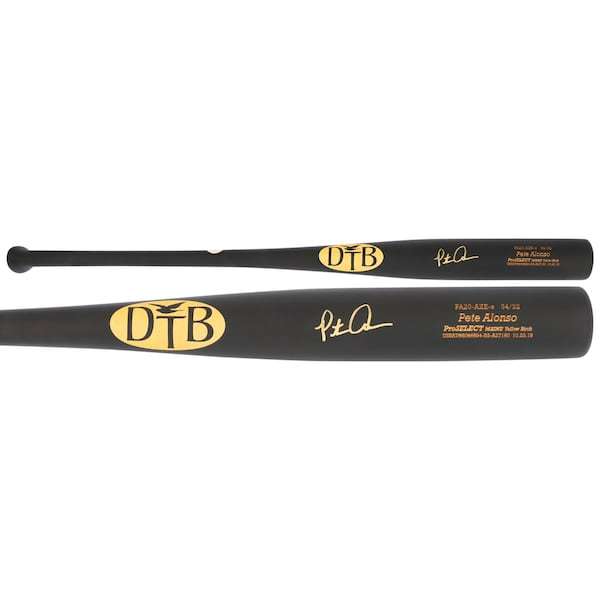 Pete Alonso New York Mets Fanatics Authentic Autographed Dove Tail Axe Game Model Bat