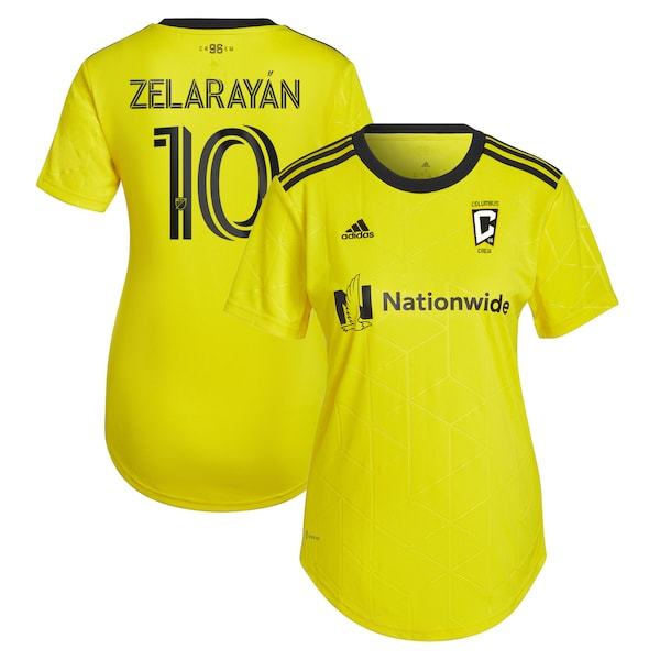 Lucas Zelarayan Columbus Crew adidas Women's 2022 Gold Standard Kit Replica Player Jersey - Yellow