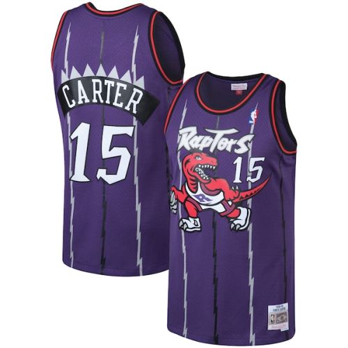 Vince Carter Toronto Raptors Mitchell & Ness Big & Tall Hardwood Classics Jersey - Purple