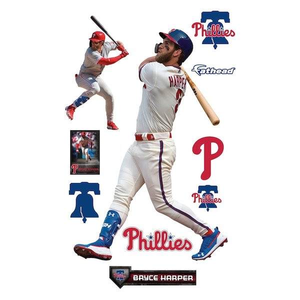 Bryce Harper Philadelphia Phillies Fathead 11-Pack Life-Size Removable Wall Decal