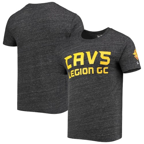 Cavs Legion GC New Era 2K Wordmark Tri-Blend T-Shirt - Heathered Black
