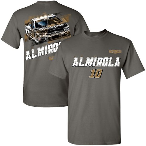 Aric Almirola Stewart-Haas Racing Team Collection Smithfield Car 2-Spot T-Shirt - Gray