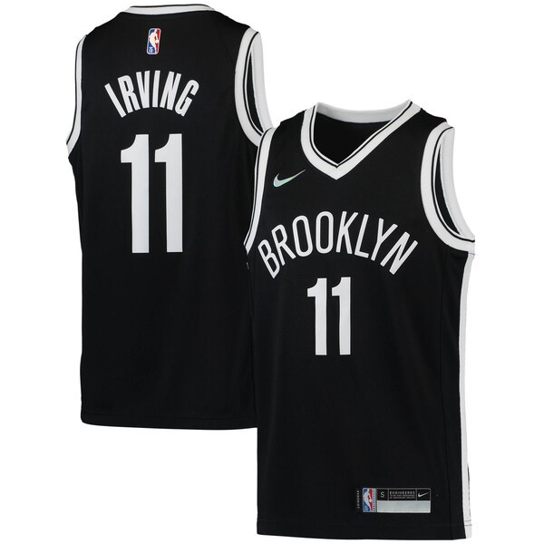 Kyrie Irving Brooklyn Nets Nike Youth 2021/22 Diamond Swingman Jersey - Icon Edition - Black