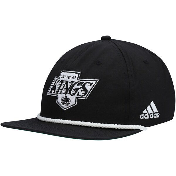 Los Angeles Kings adidas Rope Adjustable Hat - Black