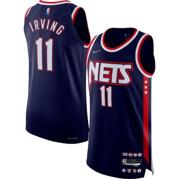 Kyrie Irving Brooklyn Nets Nike 2021/22 Authentic Player Jersey - City Edition - Navy