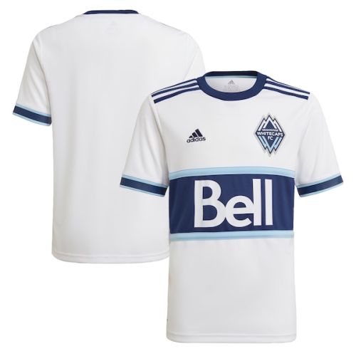 Vancouver Whitecaps FC adidas Youth 2021 Primary Replica Jersey - White