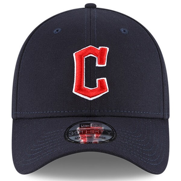 Cleveland Guardians New Era Road Team Classic 39THIRTY Flex Hat - Navy