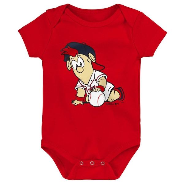 Atlanta Braves Infant Born To Win 3-Pack Bodysuit Set - Navy/Red/Gray