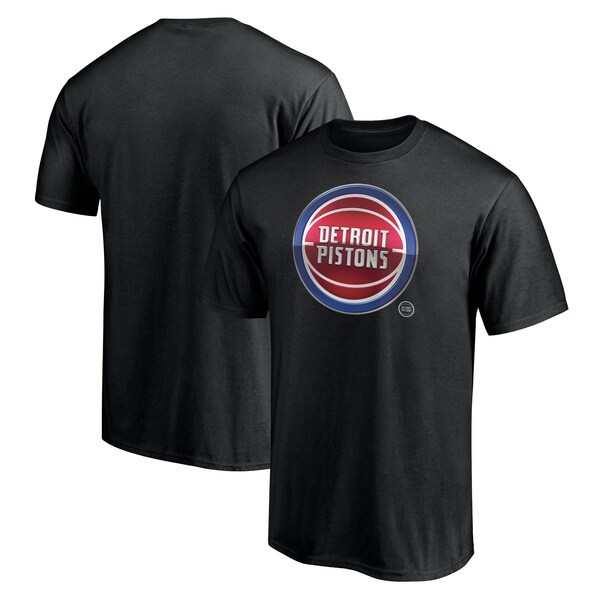Detroit Pistons Fanatics Branded Midnight Mascot Premium T-Shirt - Black