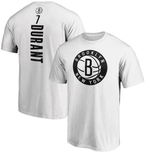 Kevin Durant Brooklyn Nets Fanatics Branded Playmaker Name & Number Team T-Shirt - White