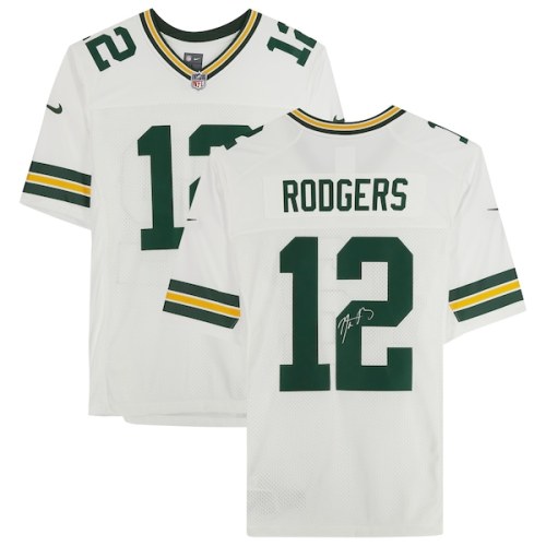Aaron Rodgers Green Bay Packers Fanatics Authentic Autographed Nike White Limited Jersey