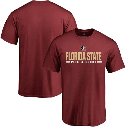 Florida State Seminoles Custom Sport Wordmark T-Shirt - Garnet