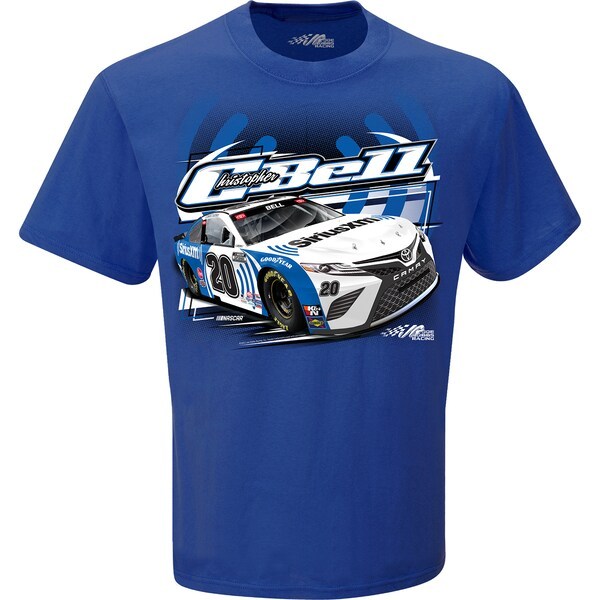 Christopher Bell Joe Gibbs Racing Team Collection SiriusXM Graphic 1-Spot T-Shirt - Royal