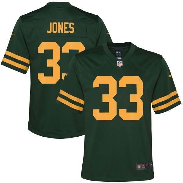 Aaron Jones Green Bay Packers Nike Youth Alternate Game Player Jersey - Green