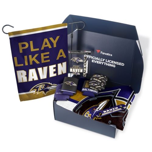 Baltimore Ravens Fanatics Pack Tailgate Game Day Essentials Gift Box - $80+ Value