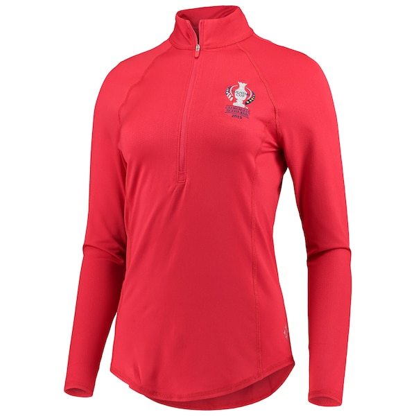 2019 Solheim Cup Jofit Women's Official Friday Quarter-Zip Pullover Jacket - Red