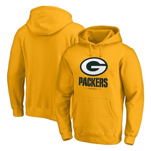 Green Bay Packers Fanatics Branded Team Lockup Pullover Hoodie - Gold