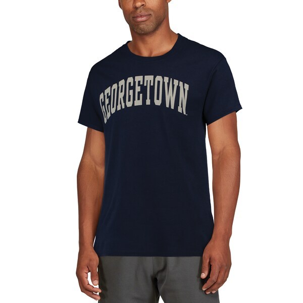 Georgetown Hoyas Basic Arch T-Shirt - Navy