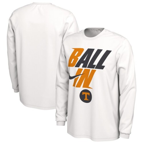 Tennessee Volunteers Nike Ball In Bench Long Sleeve T-Shirt - White