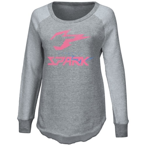Hangzhou Spark G-III 4Her by Carl Banks Women's Raglan Pullover Sweatshirt - Heather Gray